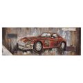 Yosemite Home Decor Red Vintage Car II Wall Art on WoodMutlicolor 3130054